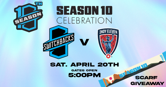 Switchbacks 10th Season Celebration vs Indy Eleven