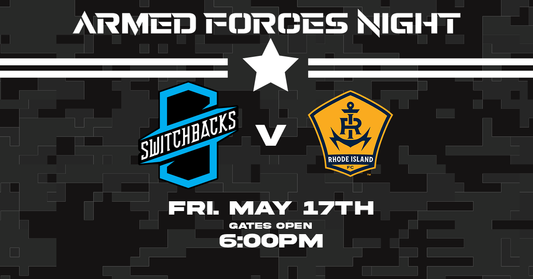 Switchbacks vs Rhode Island FC for Armed Forces Night