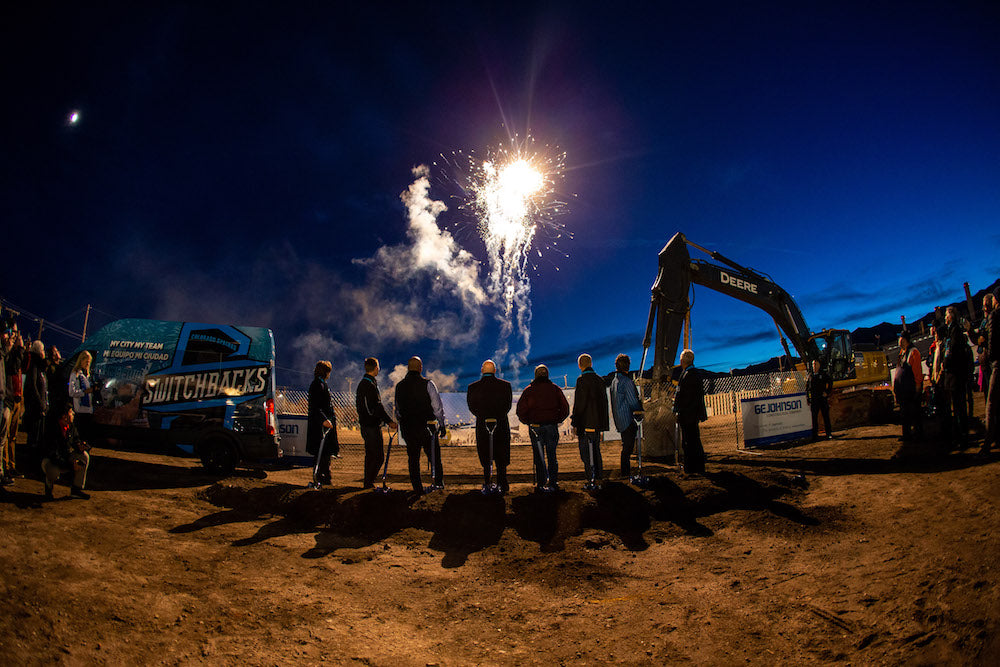 Ground Stack Event Stadium Groundbreaking Event – WEIDNER FIELD