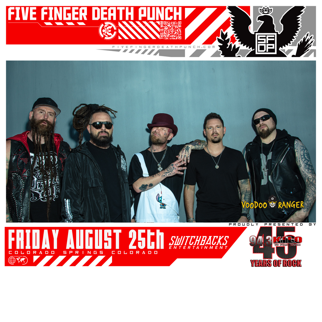 Five Finger Death Punch at Weidner Field