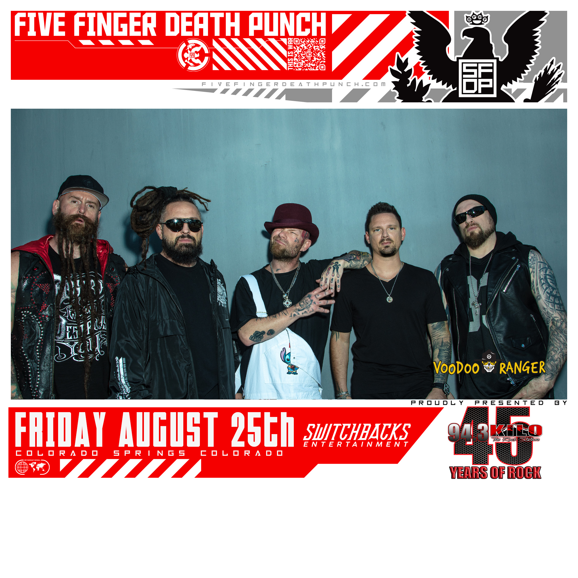 Five Finger Death Punch at Weidner Field