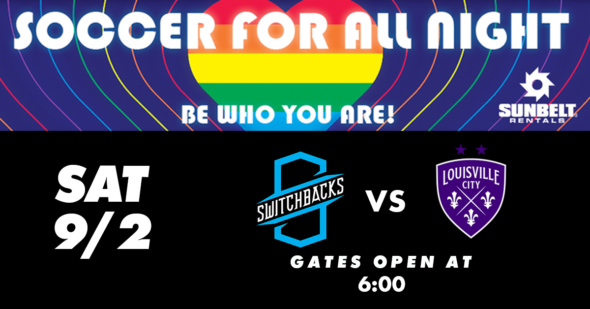 Switchbacks FC Celebrate Soccer For All Night with Louisville City FC