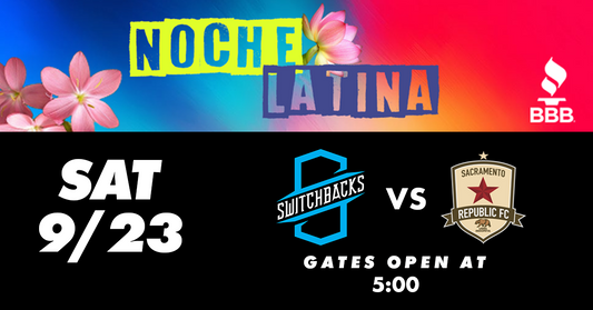 We're Celebrating Hispanic Heritage as the Switchbacks Face Off Against Sacramento Republic For Our Noche Latina Night