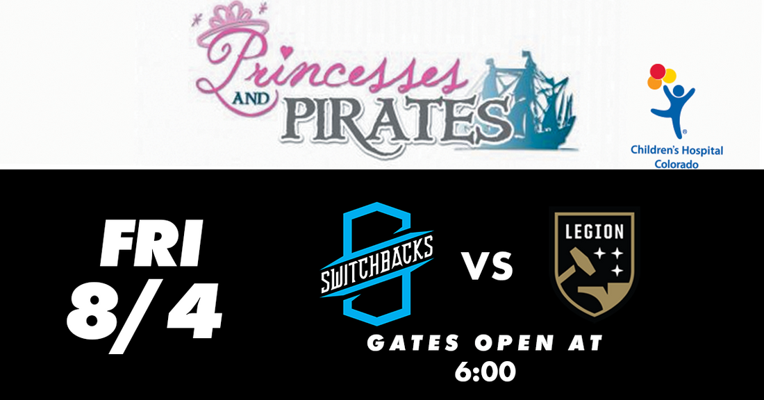 Switchbacks FC Take On Birmingham Legion For Pirates and Princesses Night!