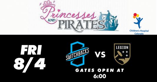 Switchbacks FC Take On Birmingham Legion For Pirates and Princesses Night!