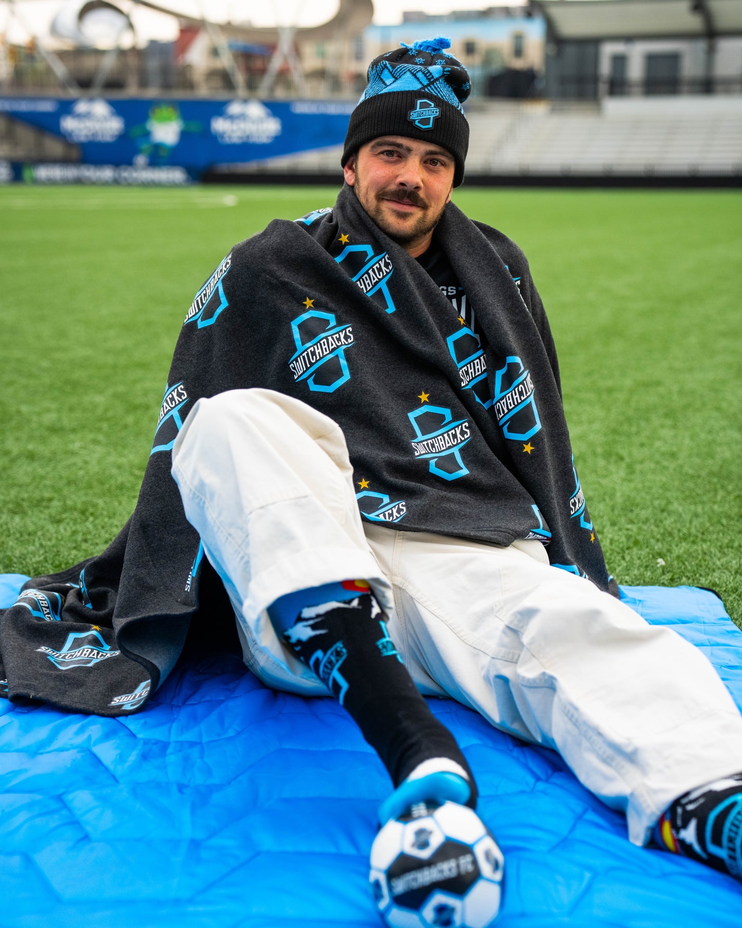 Traditional Crest Fleece Blanket