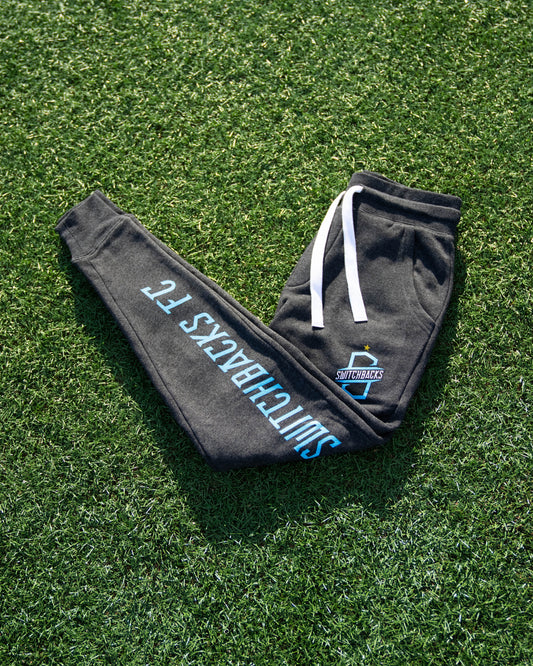 Premium Heathered Black Joggers