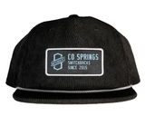 Hat Black Corduroy