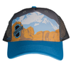 Hat Grey/Cyan Trucker Mtns