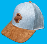 Hat Grey Suede
