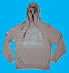 Long Sleeve Hoodie Grey Stars