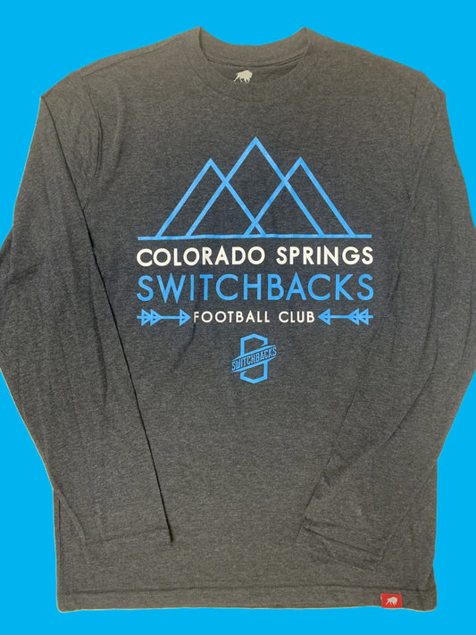 Long Sleeve Tee Black Mtns