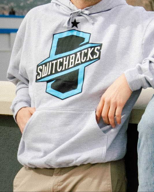 Long Sleeve Hoodie Grey Star Logo