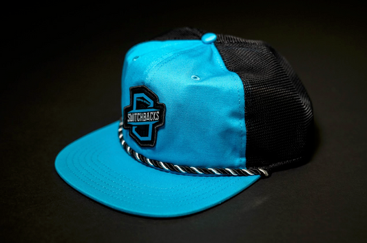 Hat Cyan/Black Rope