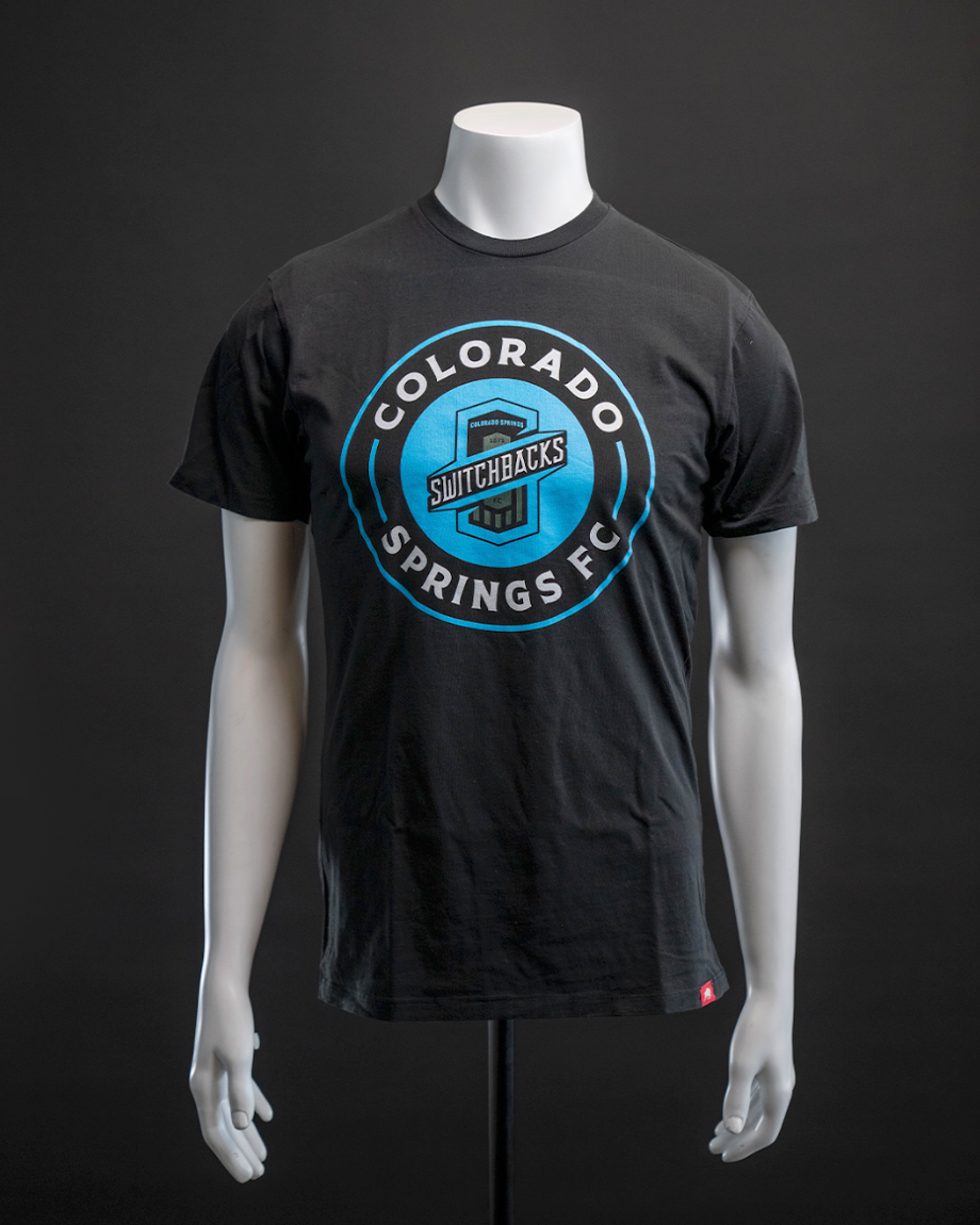 T-Shirt Black Round Logo