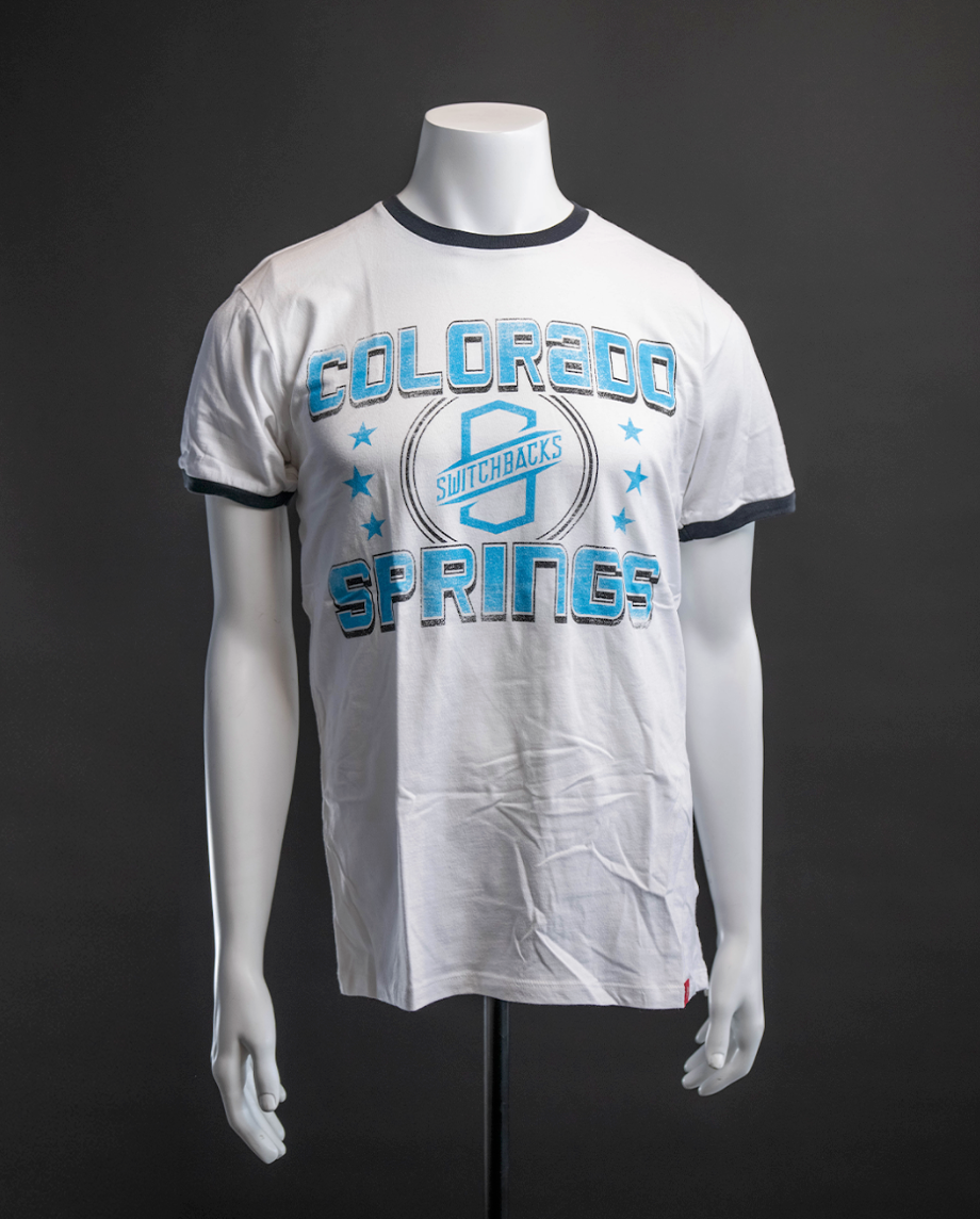 T-Shirt White/Black Trim