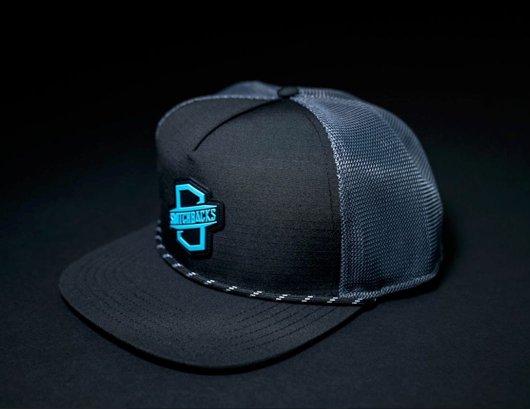 Hat Black/Grey Trucker Rope