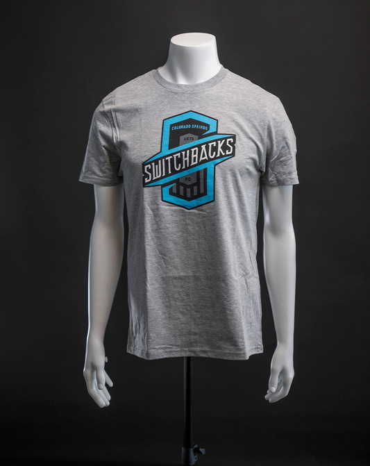 T-Shirt Grey Large Logo