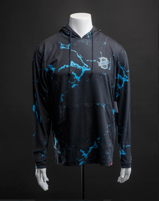 Marble Pullover Hoodie Tee