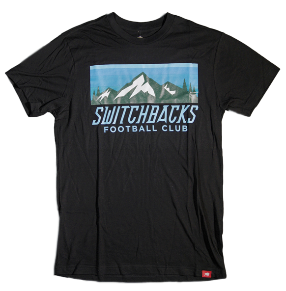 T-Shirt Black Square Mtns
