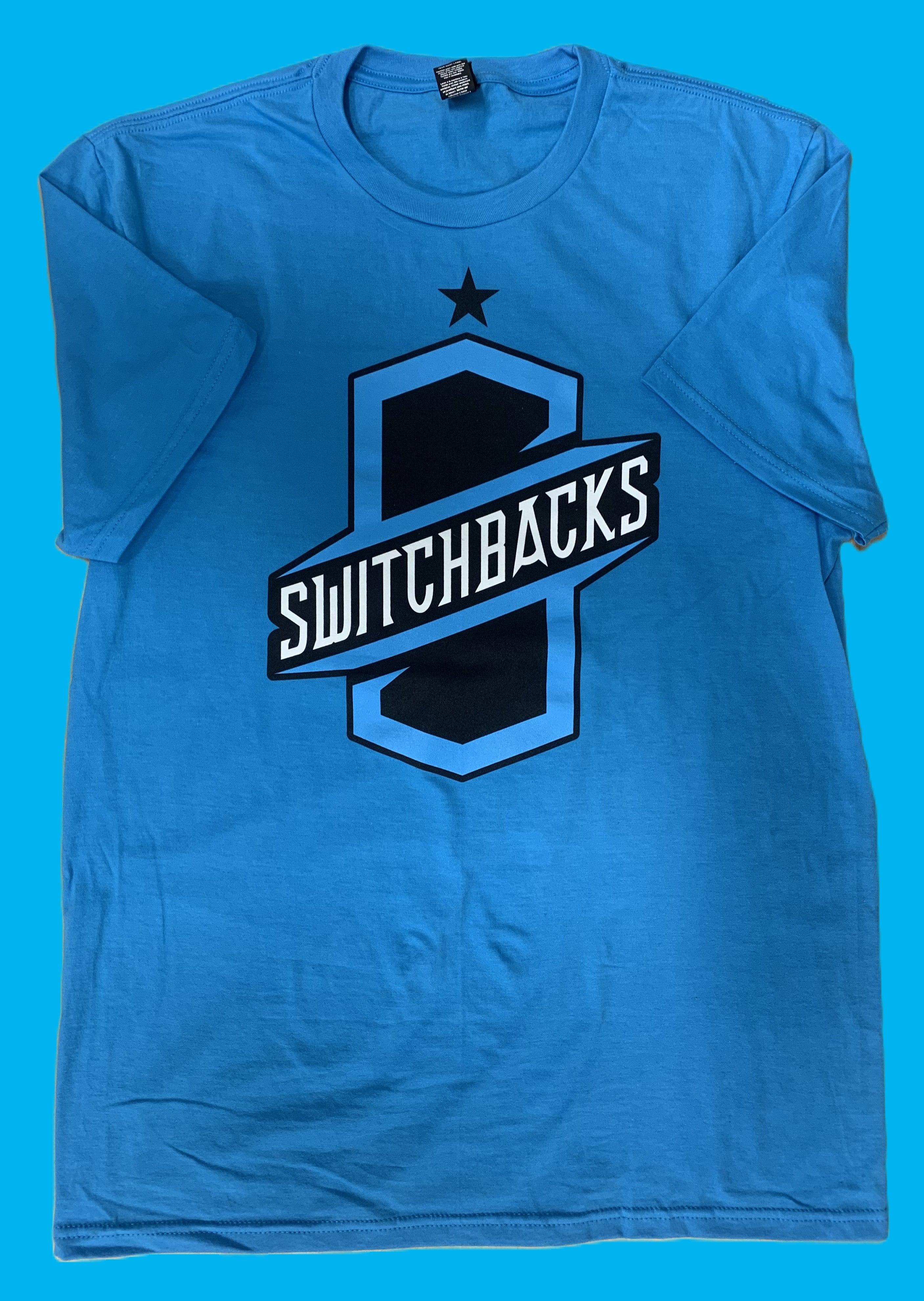 T-Shirt Cyan Star Logo