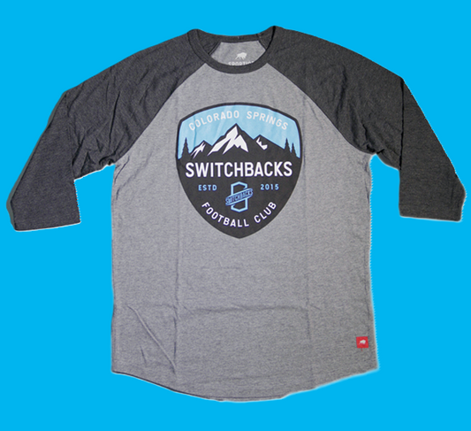 T-Shirt 3/4 Grey Mtns