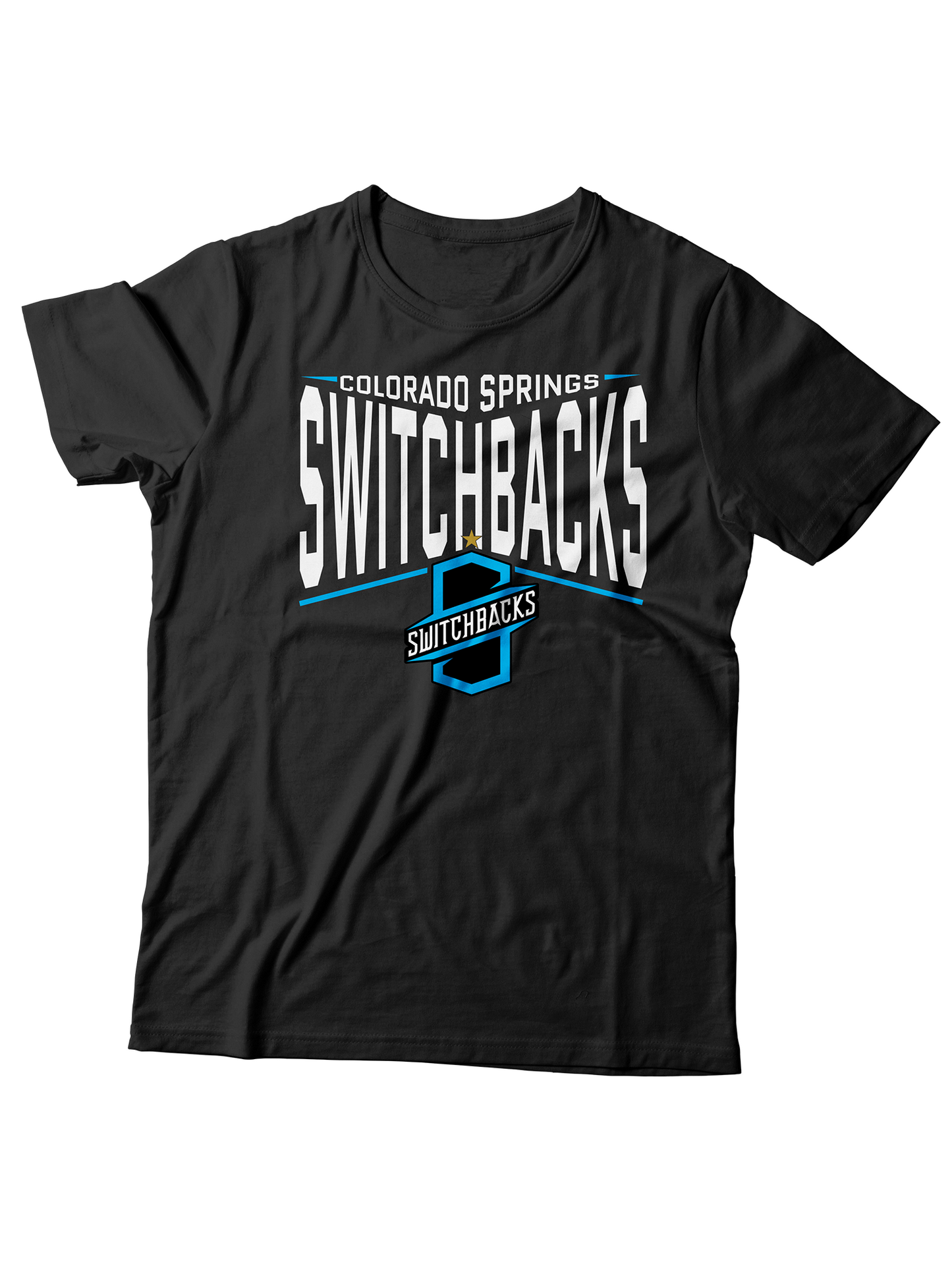 Colorado Springs Switchbacks Black "Full Fandom" T-Shirt