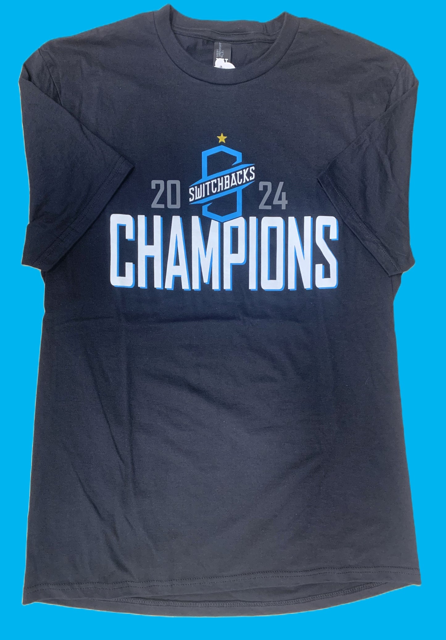 T-Shirt Black Champions Star