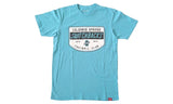 T-Shirt Cyan Crest Logo