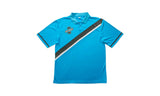 T-Shirt Cyan Polo Stripes