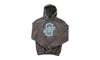 Long Sleeve Hoodie Black Large Logo
