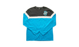 Long Sleeve Tee Cyan 3 Tone