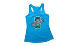 Tank Top Womens Cyan Large Logo